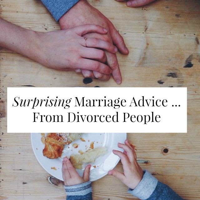 Surprising Marriage Advice From Divorced People