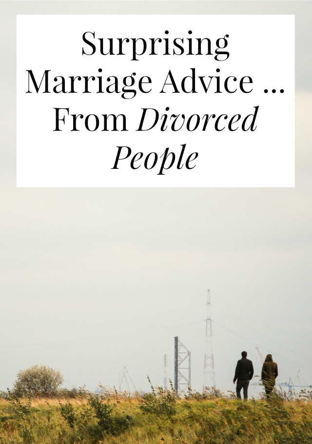 Surprising Marriage Advice From Divorced People 