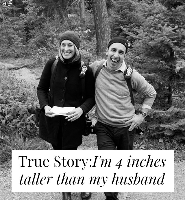 Don't let height stop you from dating someone awesome! A super sweet interview with a woman who's taller than her husband.