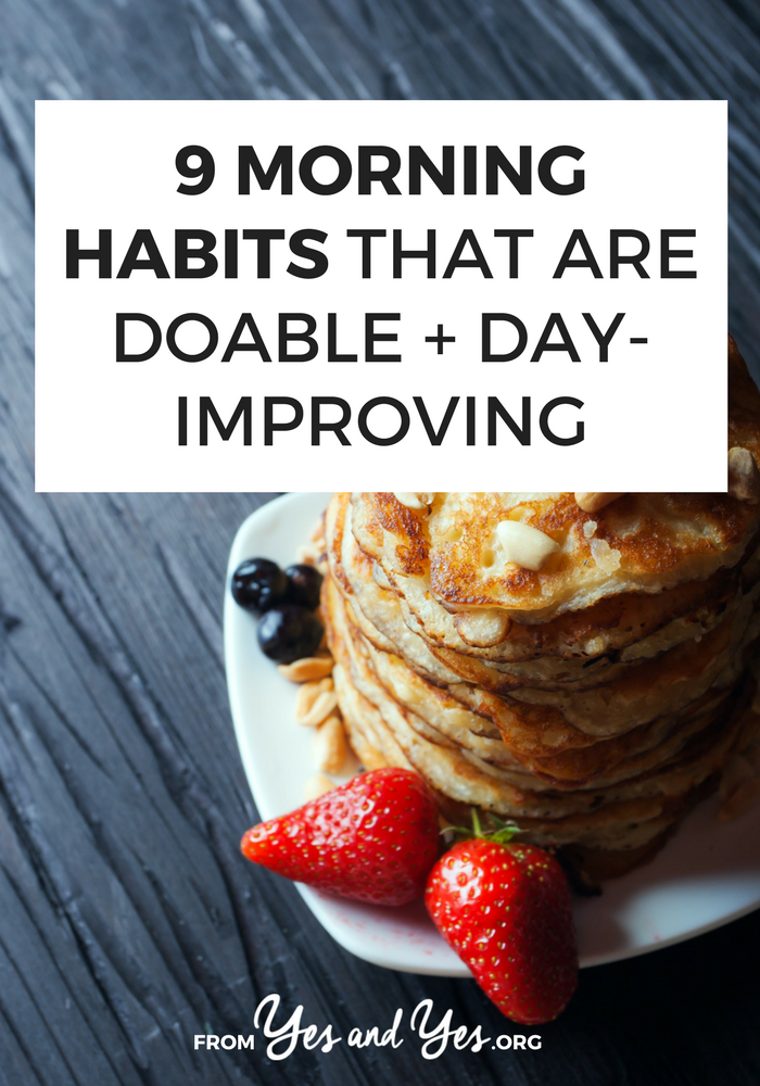 Looking for morning habits that will set you up for an awesome day? Can the right morning routine set up your whole day for success? Absolutely! Click through for 9 morning rituals that'll improve any day!