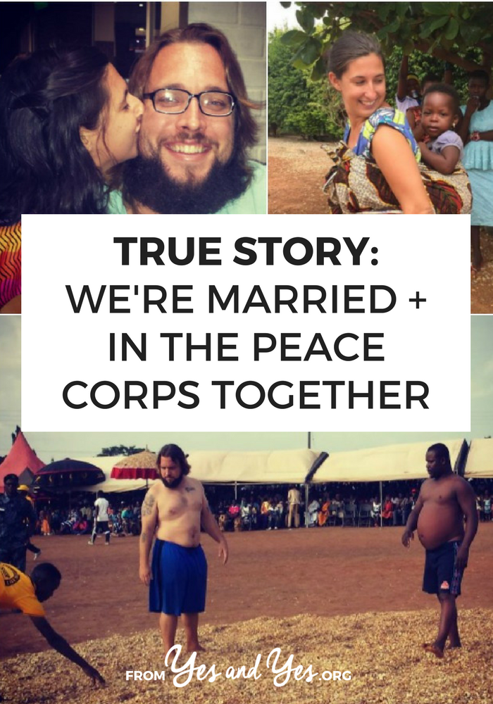 What's it like to be married in the Peace Corps? Want to travel with your partner or live abroad? Click through for one couple story!